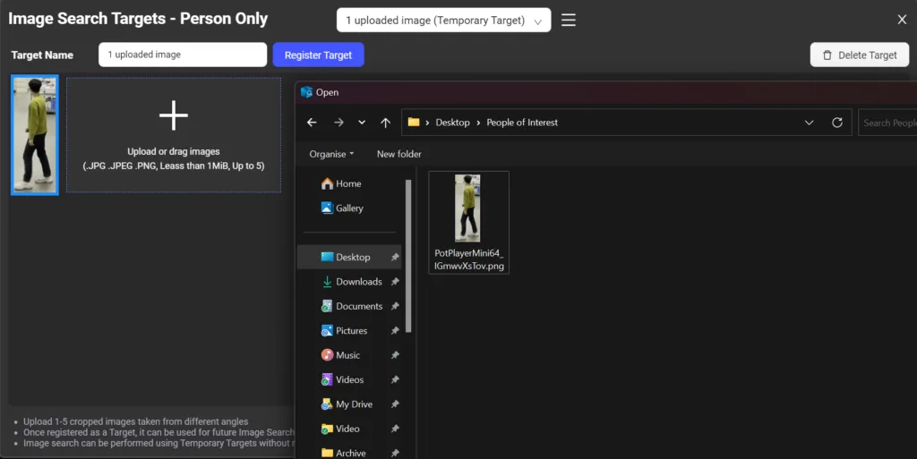 Search and Track